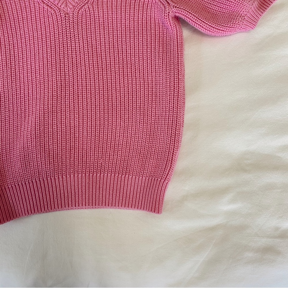 525 America V-Neck Puff‎ Sleeve Sweater - Picture 6 of 8